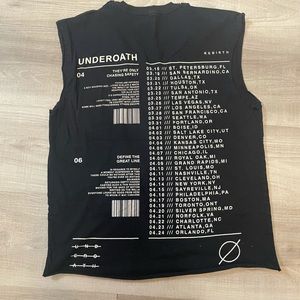 Underoath Rebirth Tour Cutup Muscle Tee